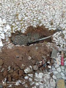 Arreglo del pavimento Calle del Norte a la salida de la unión de la Calle Parra....