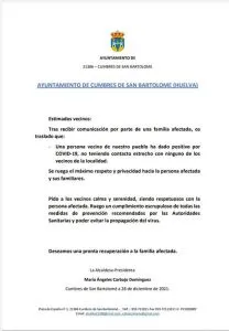 #Comunicado Covid-19
Desde la AlcaldĂa de este Ayuntamiento, queremos trasladar ...
