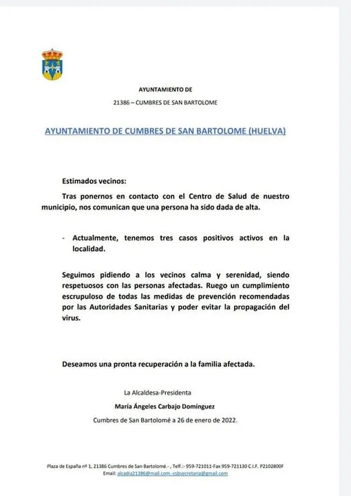 #Comunicado