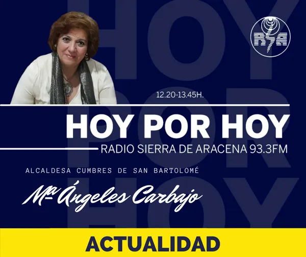 MAGAZINE ACTUALIDAD HXH Sierra de Aracena #RSAracena J 27/1/2022
ENTREVIST...