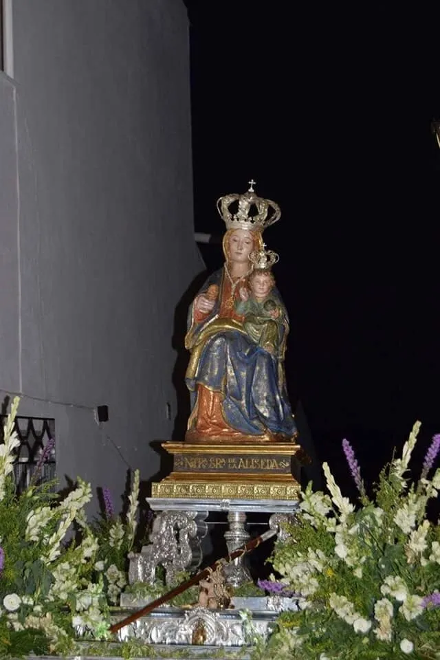 #buenasnoches
 Que nuestra Patrona Ntra Sra de la Aliseda y nuestro Patrón San B...