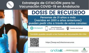 Nos traslada nuestro Centro de Salud de referencia la #VACUNACIÓN para los mayor...