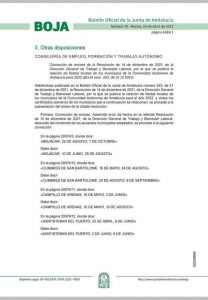 Días Festivos 2022 CUMBRES DE SAN BARTOLOMÉ