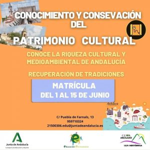 El día 1 de junio se abre el plazo de matriculación para el curso 22/23  
 Cont...
