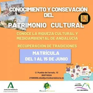 El día 1 de junio se abre el plazo de matriculación para el curso 22/23  
 Cont...
