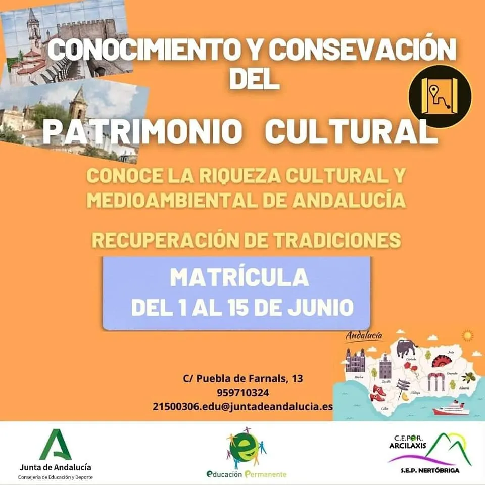 El día 1 de junio se abre el plazo de matriculación para el curso 22/23  
 Cont...