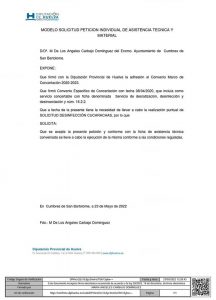 Petición desinfección plaga Cucarachas