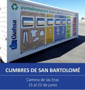 Se informa recogida
 PUNTO LIMPIO