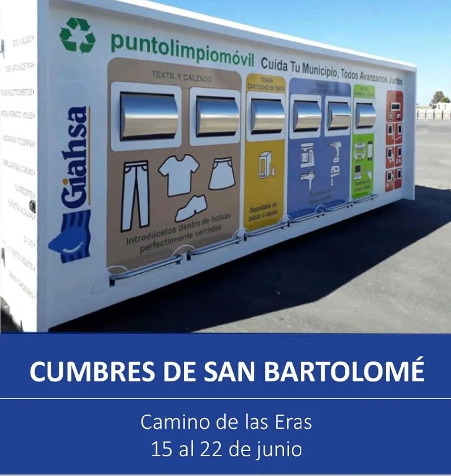 Se informa recogida
 PUNTO LIMPIO