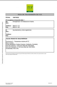 Aviso por altas temperaturas