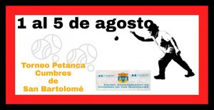 Torneo de Petanca
 Colabora Centro de Guadalinfo Cumbres de San Bartolomé. Inscr...