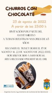 NOTA DE PRENSA
 Cumbres de San Bartolomé, recupera sus fiestas populares después...