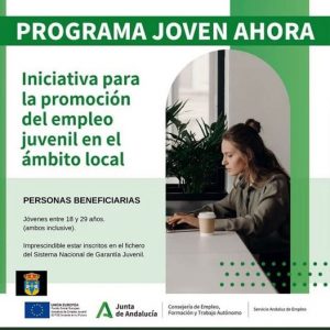 Solicitada oferta del proyecto
 Programa Joven ahora
 2 peones de mantenimiento
...