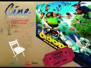 Verano Cultural 
 29 de agosto 
Vive el cine en tu pueblo a las 21:00 horas
CINE...