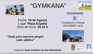 Verano deportivo-cultural
 #2022
 Los más pequeños deberán participar acompañado...