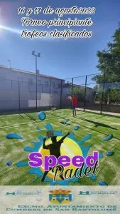 #VeranoDeportivo
 Torneo iniciación al pádel.
 Grupos participantes de clases de...